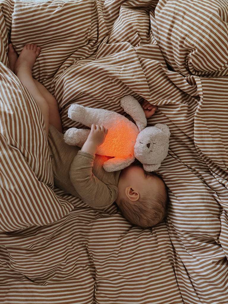MOONIE Teddybär - Einschlafhilfe mit Nachtlicht