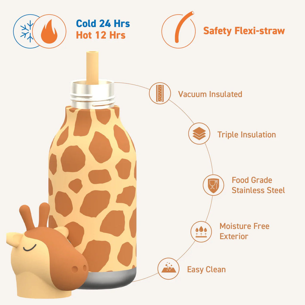 Asobu - Isolierflasche Bestie Giraffe