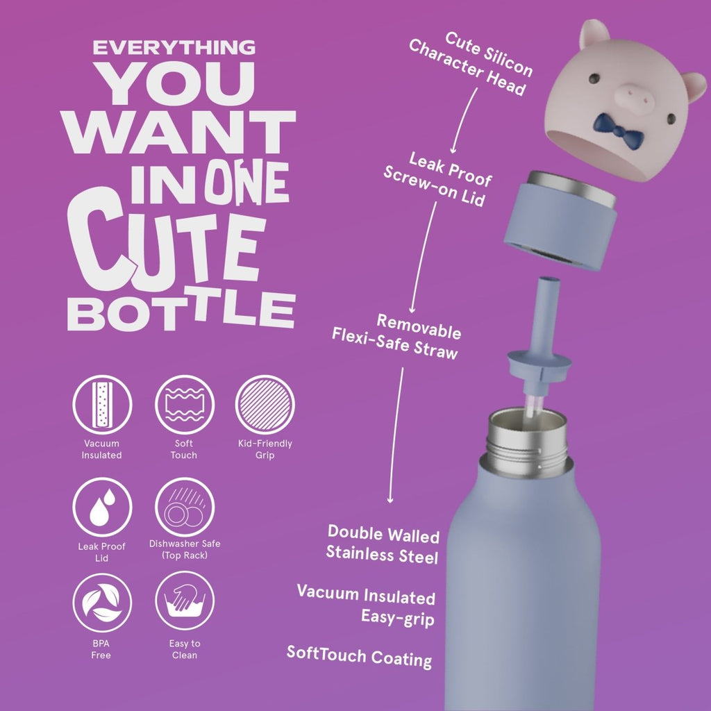 Isolierflasche Bestie Piggy - Little Baby Pocket