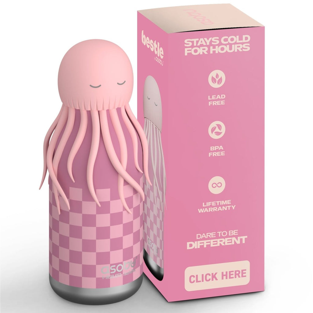 Isolierflasche Bestie Qualle - Little Baby Pocket