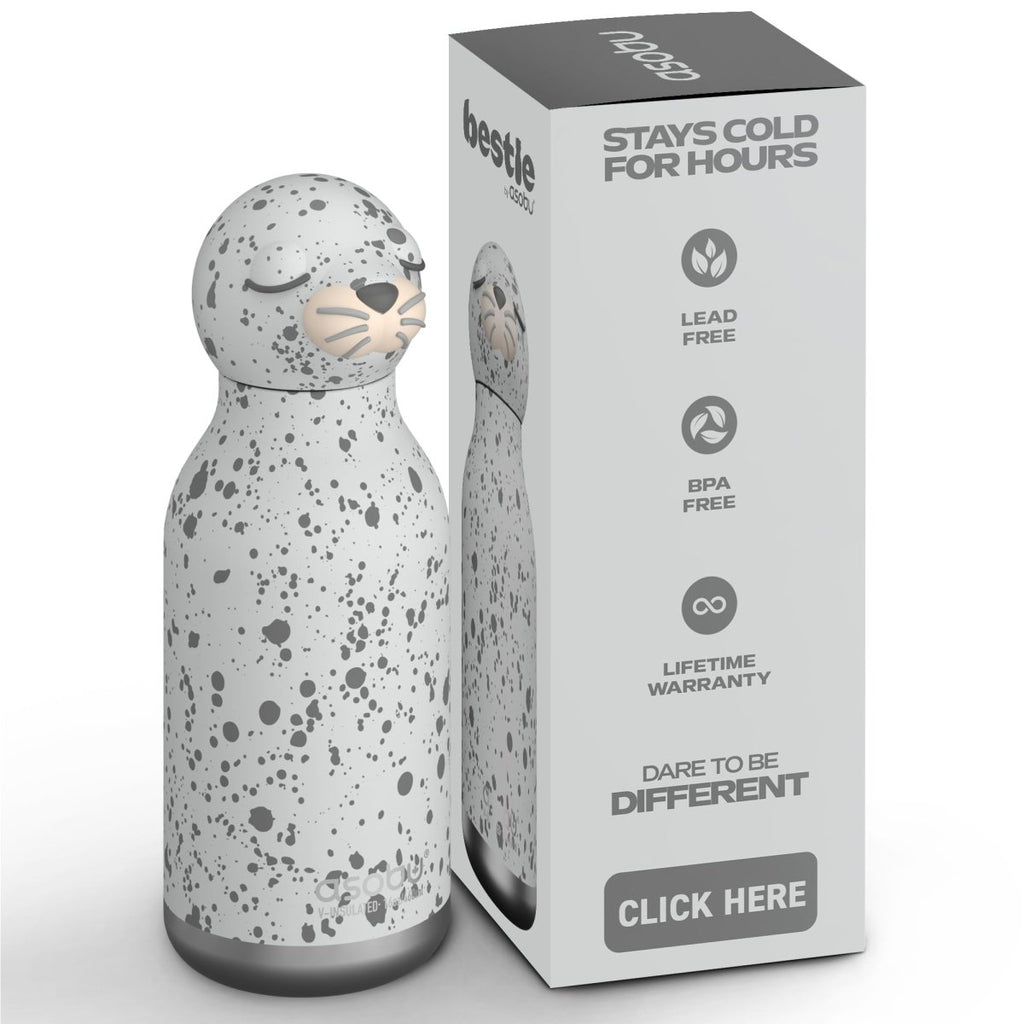 Isolierflasche Bestie Robbe - Little Baby Pocket