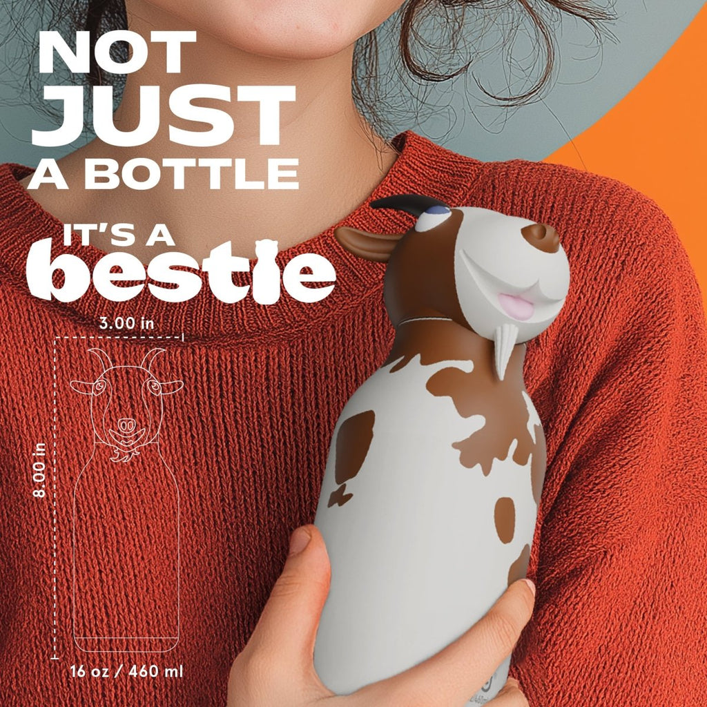 Isolierflasche Bestie Ziege - Little Baby Pocket