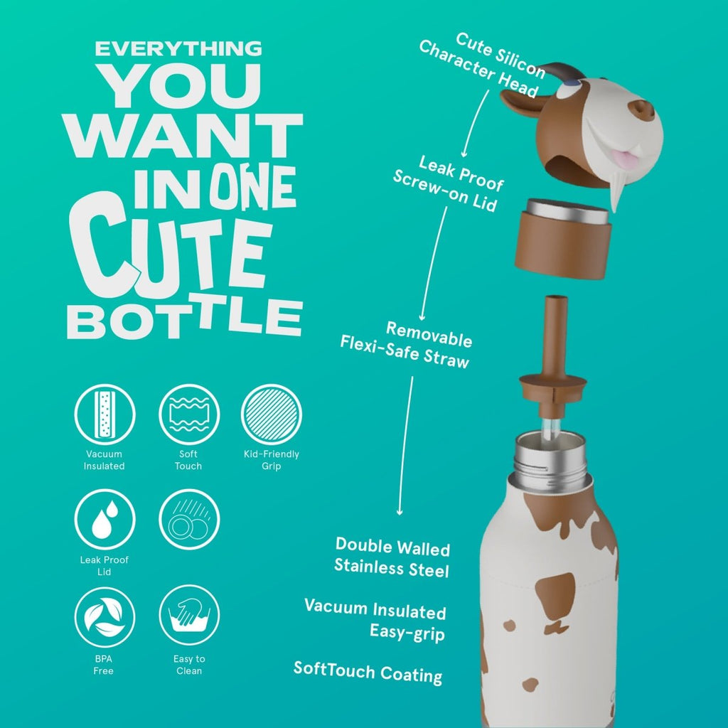 Isolierflasche Bestie Ziege - Little Baby Pocket