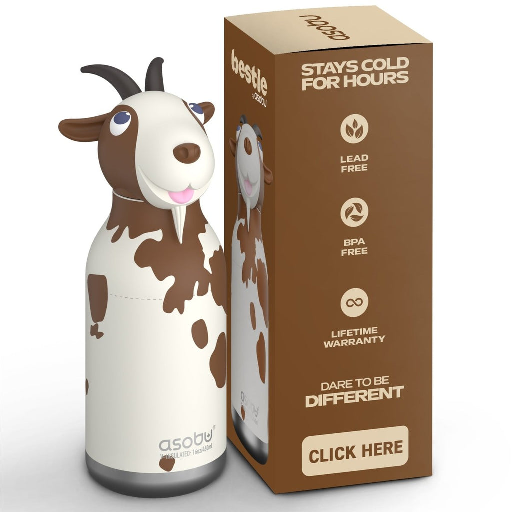Isolierflasche Bestie Ziege - Little Baby Pocket
