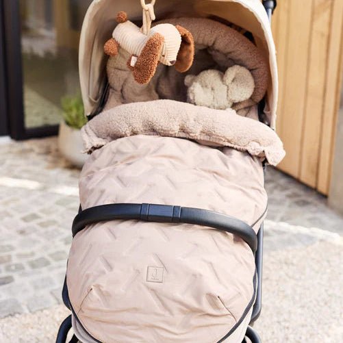 Jollein Fußsack Buggy – Warm & Wetterfest, Embossed Design - Little Baby Pocket