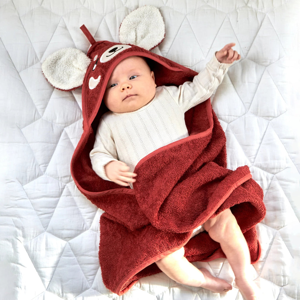 Kapuzenhandtuch "Red Panda" - Little Baby Pocket