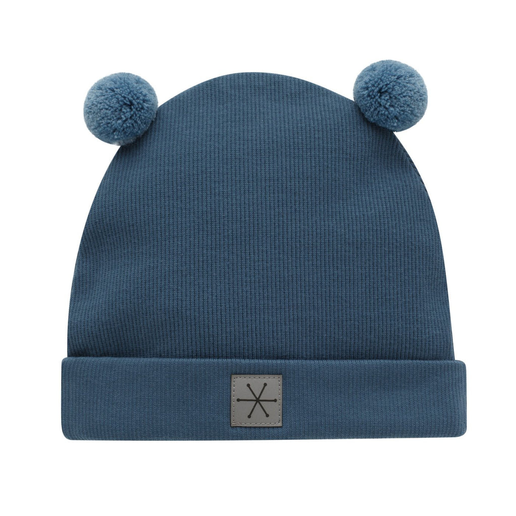 Kinder Beanie mit Doppel-Bommel – Kuschelig, Stylisch - Little Baby Pocket