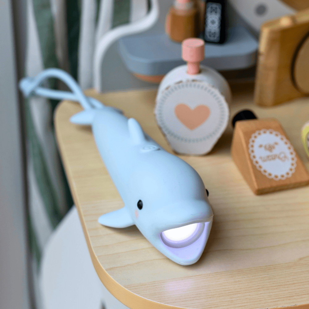 Kinder Taschenlampe Delfin BUBBLY - Little Baby Pocket