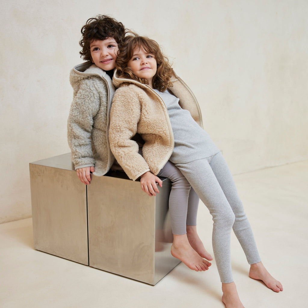 A Basic Brand - Kinder Woll Jacke