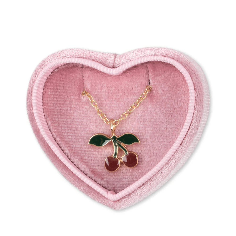 Konges Sløjd - Kinderschmuck "Halskette Cherry mit Etui"