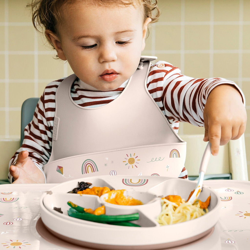 Mepal - Kinderteller mit Unterteilung Mepal Mio - Sunshine & Rainbow