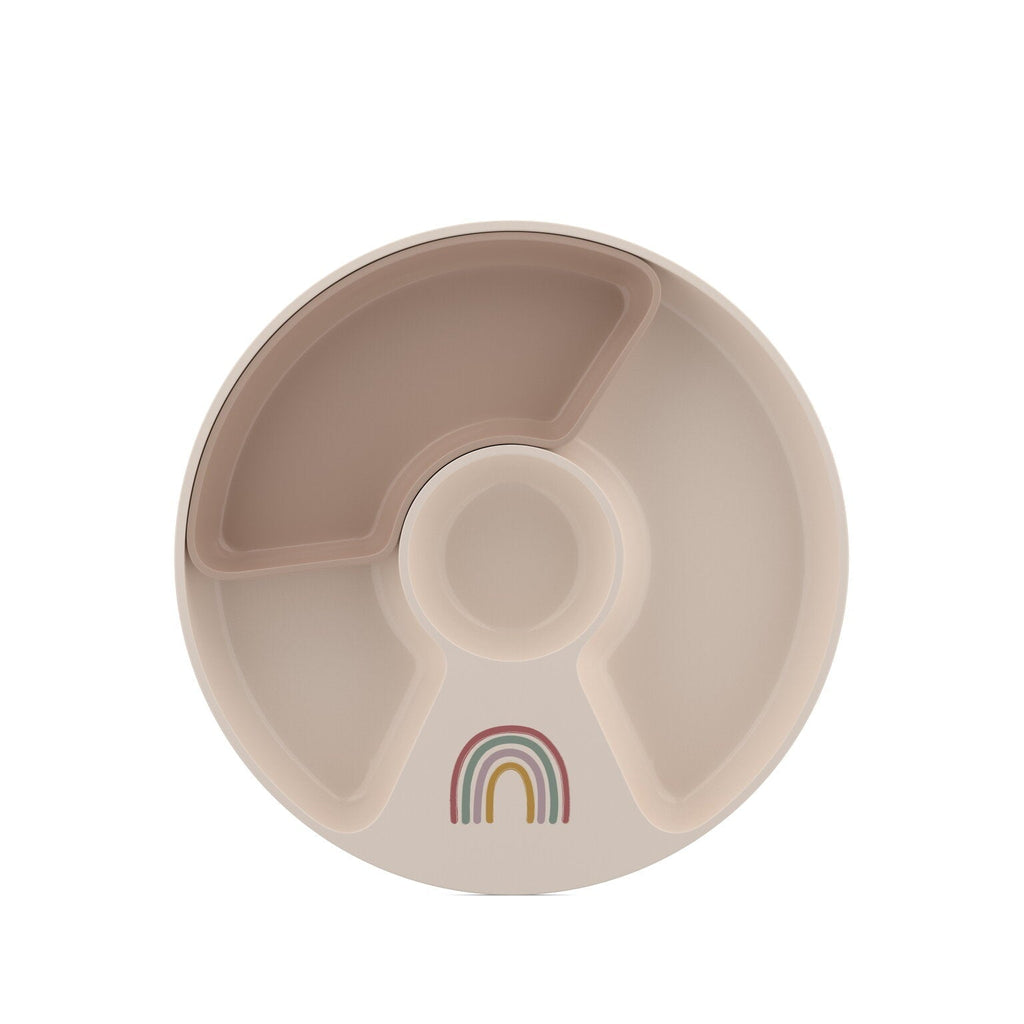 Mepal - Kinderteller mit Unterteilung Mepal Mio - Sunshine & Rainbow