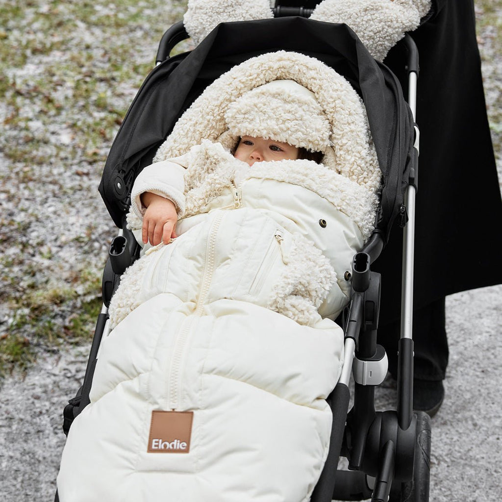 Kinderwagenfäustlinge Soft Sherpa – Elodie Details, warm & wasserdicht - Little Baby Pocket
