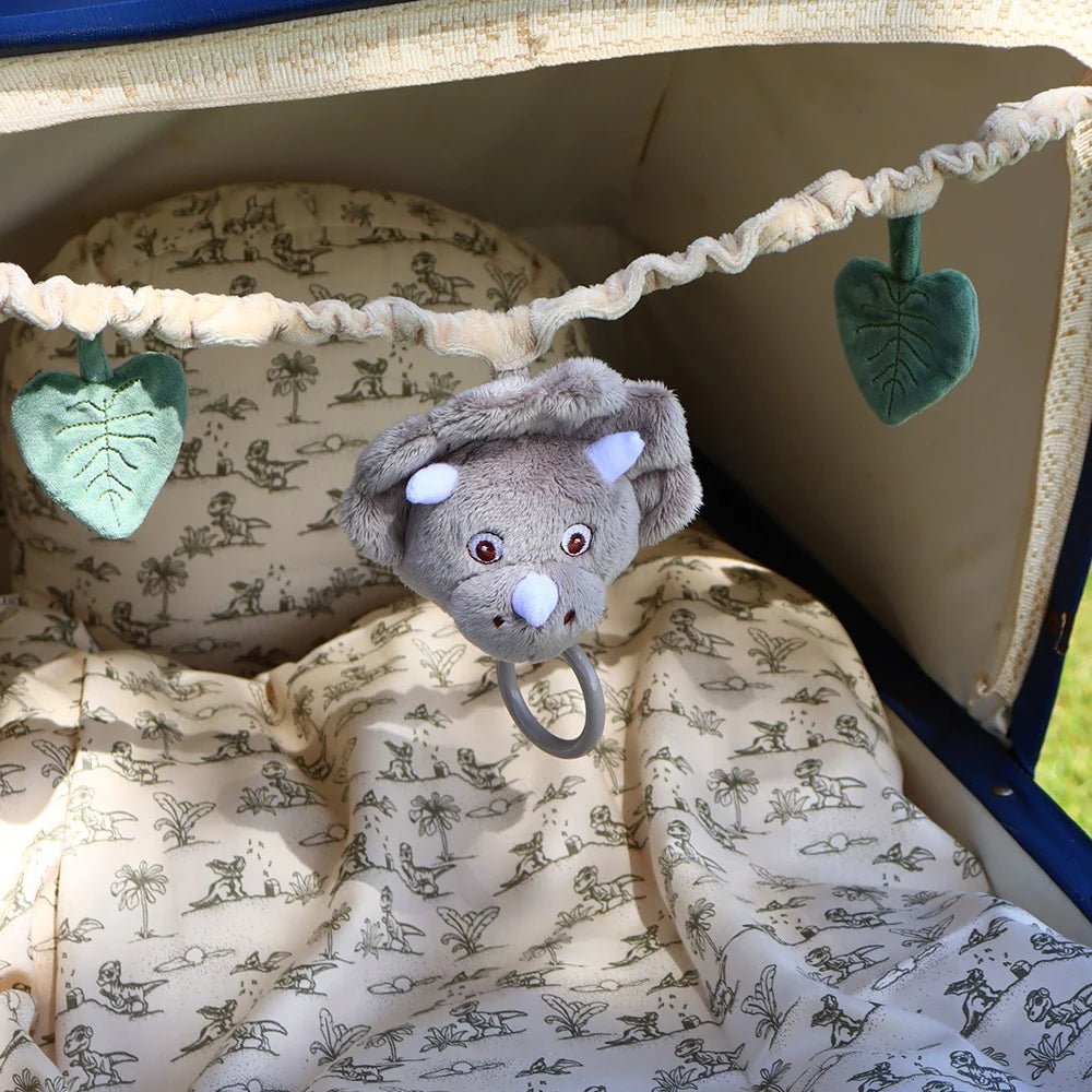 That's mine - Kinderwagenkette mit Spieluhr "Leah Dino"