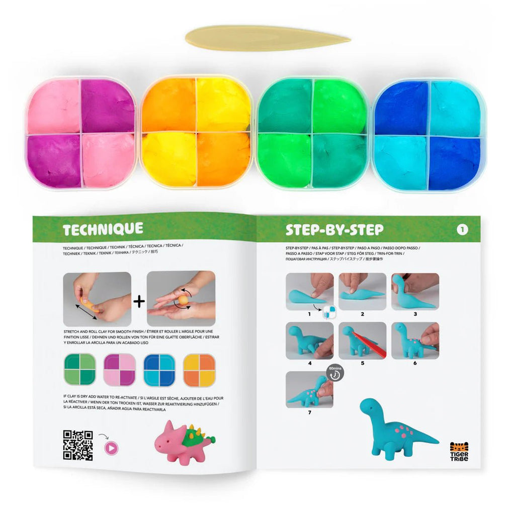 Knetset Dinosaurier – Kreatives Basteln für Kinder - Little Baby Pocket