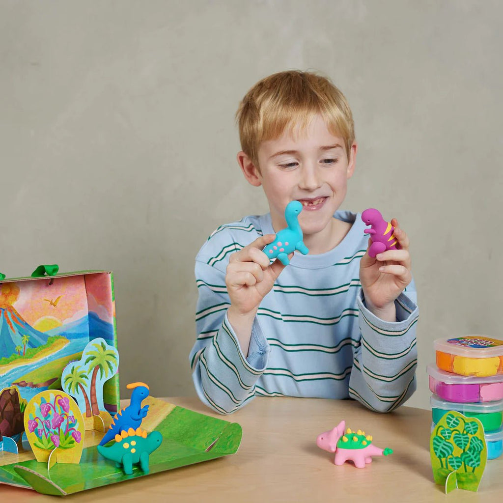 Knetset Dinosaurier – Kreatives Basteln für Kinder - Little Baby Pocket
