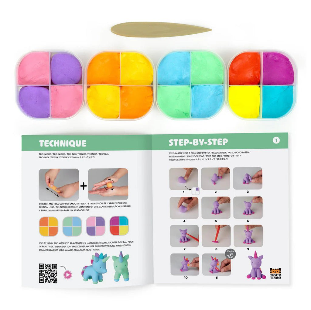 Knetset Einhorn – Kreatives Basteln für Kinder - Little Baby Pocket