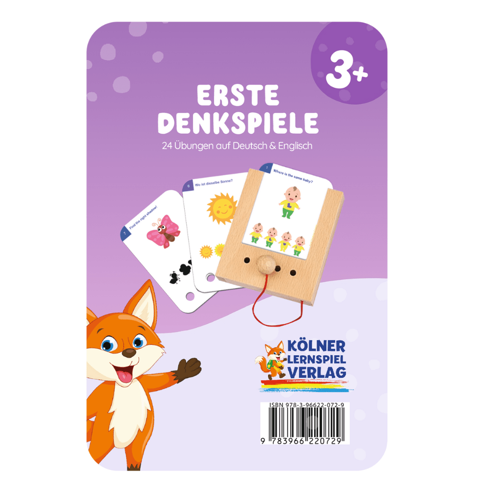 Kölner Lernspielverlag - Erste Denkspiele 3+ - Little Baby Pocket