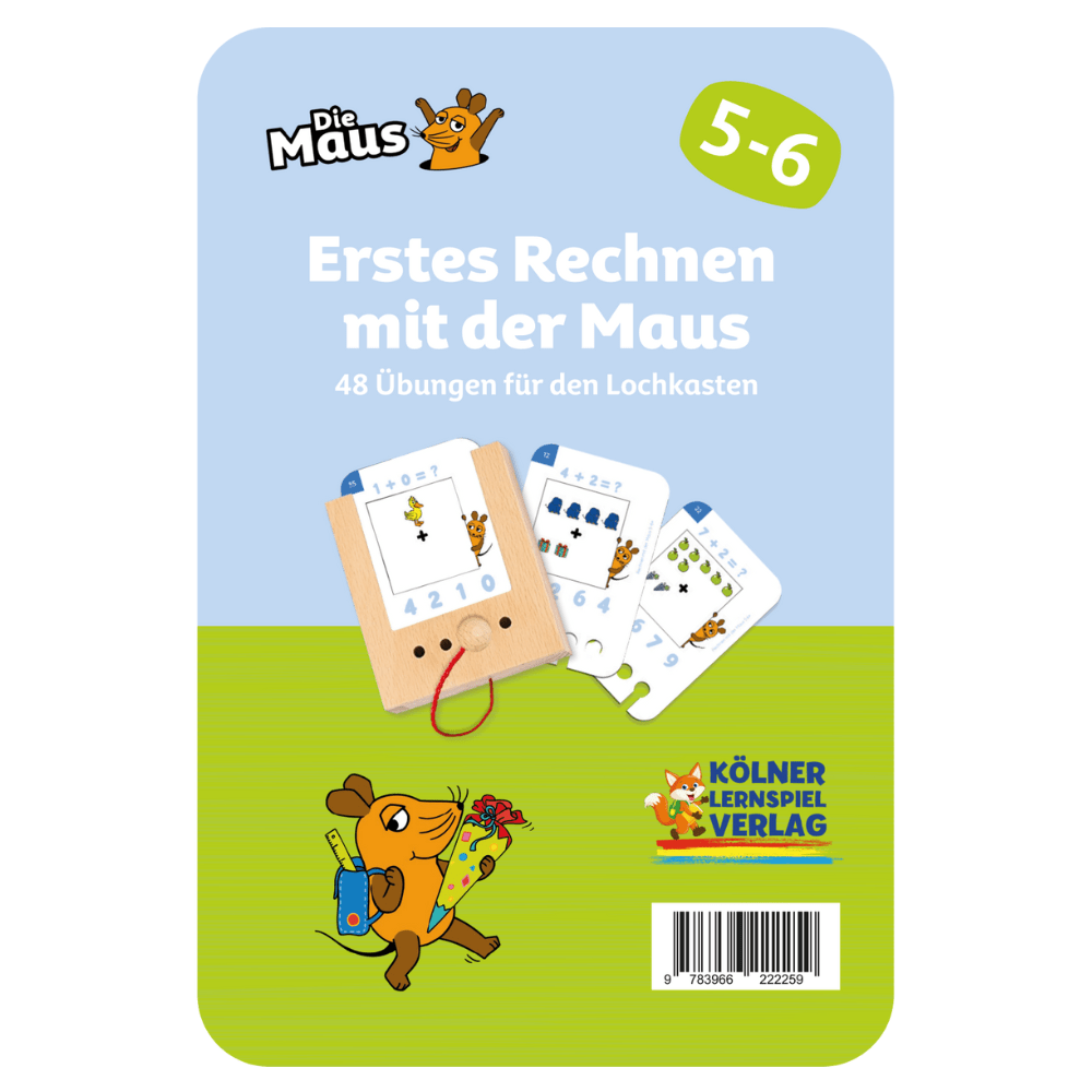 Kölner Lernspielverlag - Erstes Rechnen mit der Maus 5 - 6+ - Little Baby Pocket