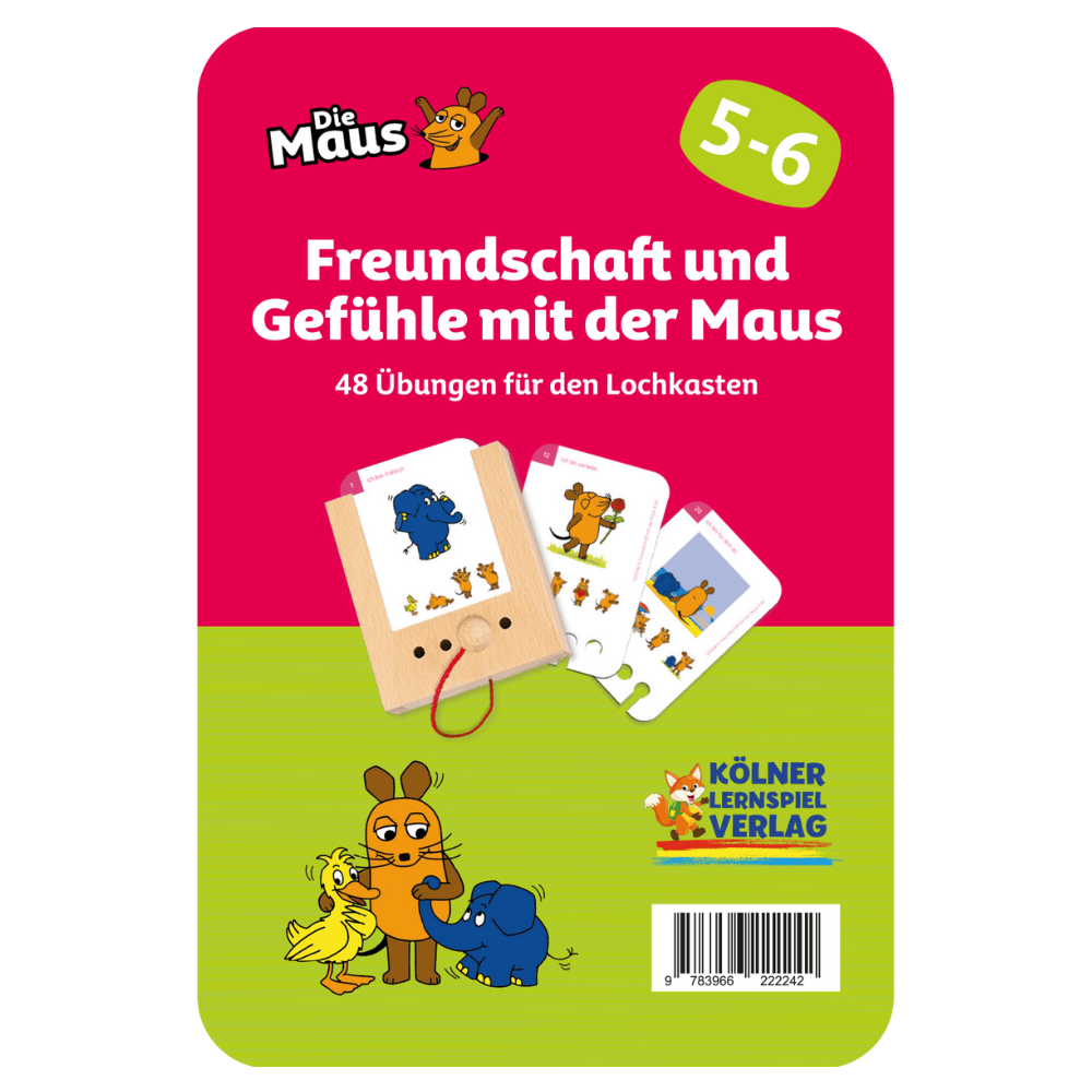 Kölner Lernspielverlag - Freundschaft und Gefühle mit der Maus 5 - 6+ - Little Baby Pocket