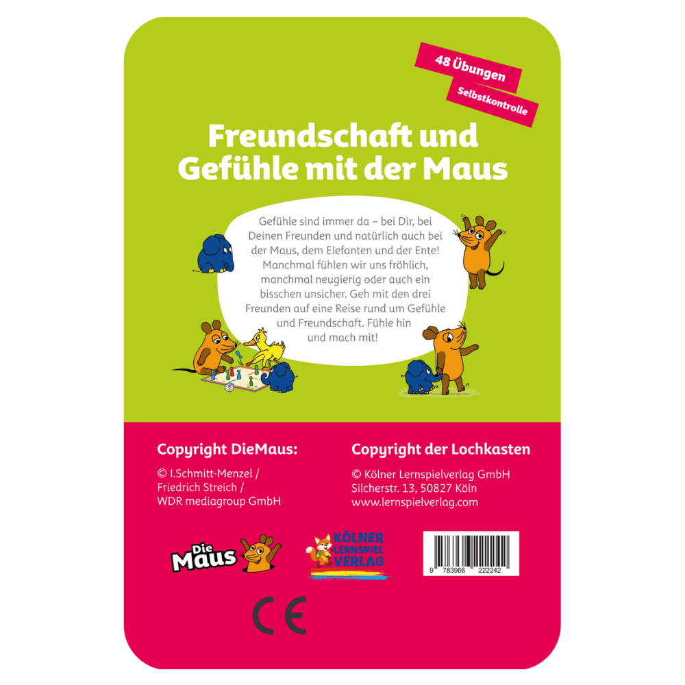 Kölner Lernspielverlag - Freundschaft und Gefühle mit der Maus 5 - 6+ - Little Baby Pocket