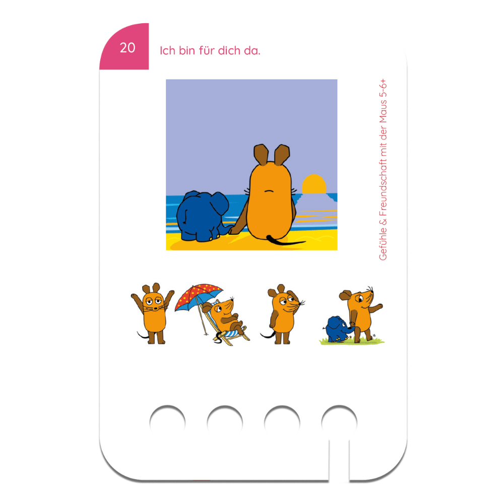 Kölner Lernspielverlag - Freundschaft und Gefühle mit der Maus 5 - 6+ - Little Baby Pocket