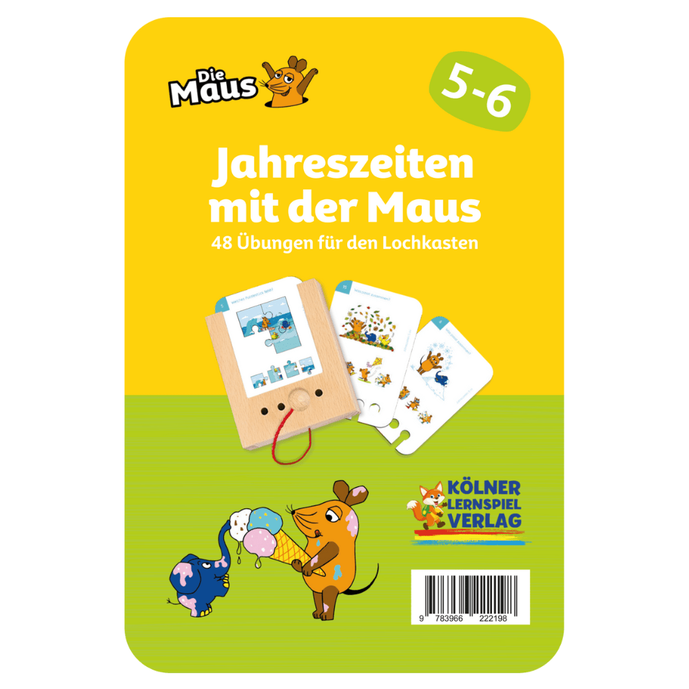Kölner Lernspielverlag- Jahreszeiten mit der Maus 5-6+ - Little Baby Pocket