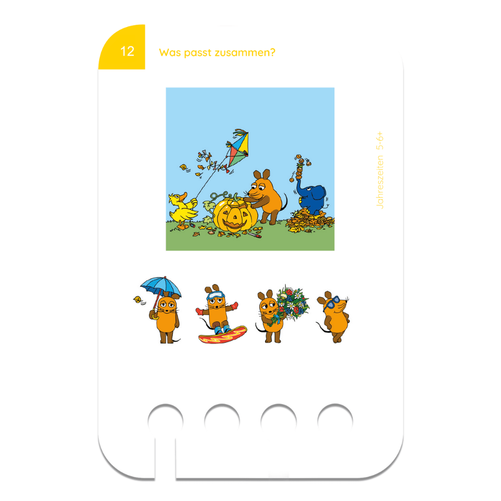 Kölner Lernspielverlag- Jahreszeiten mit der Maus 5-6+ - Little Baby Pocket