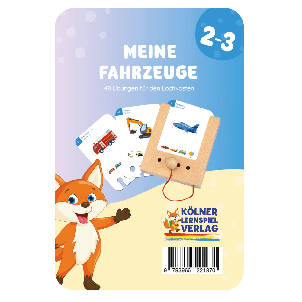 Kölner Lernspielverlag - Meine Fahrzeuge 2 - 3+ - Little Baby Pocket