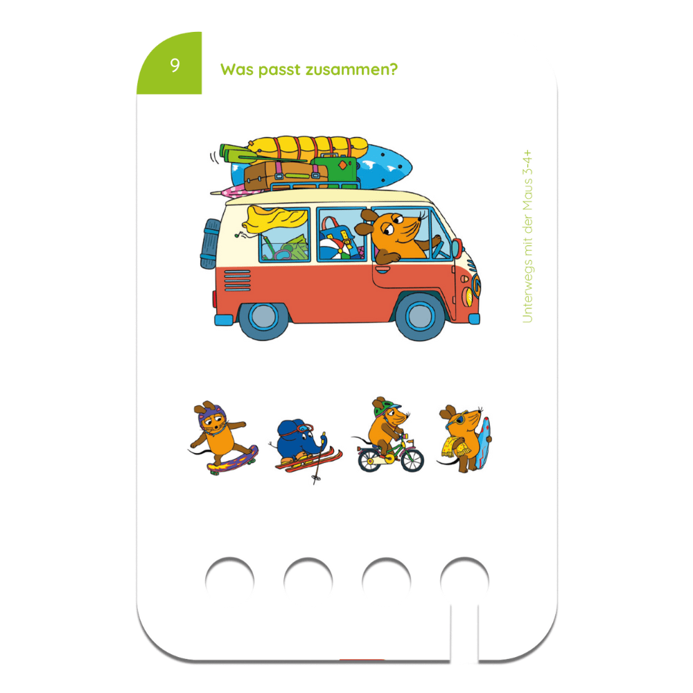 Kölner Lernspielverlag - Unterwegs mit der Maus 3 - 4+ - Little Baby Pocket