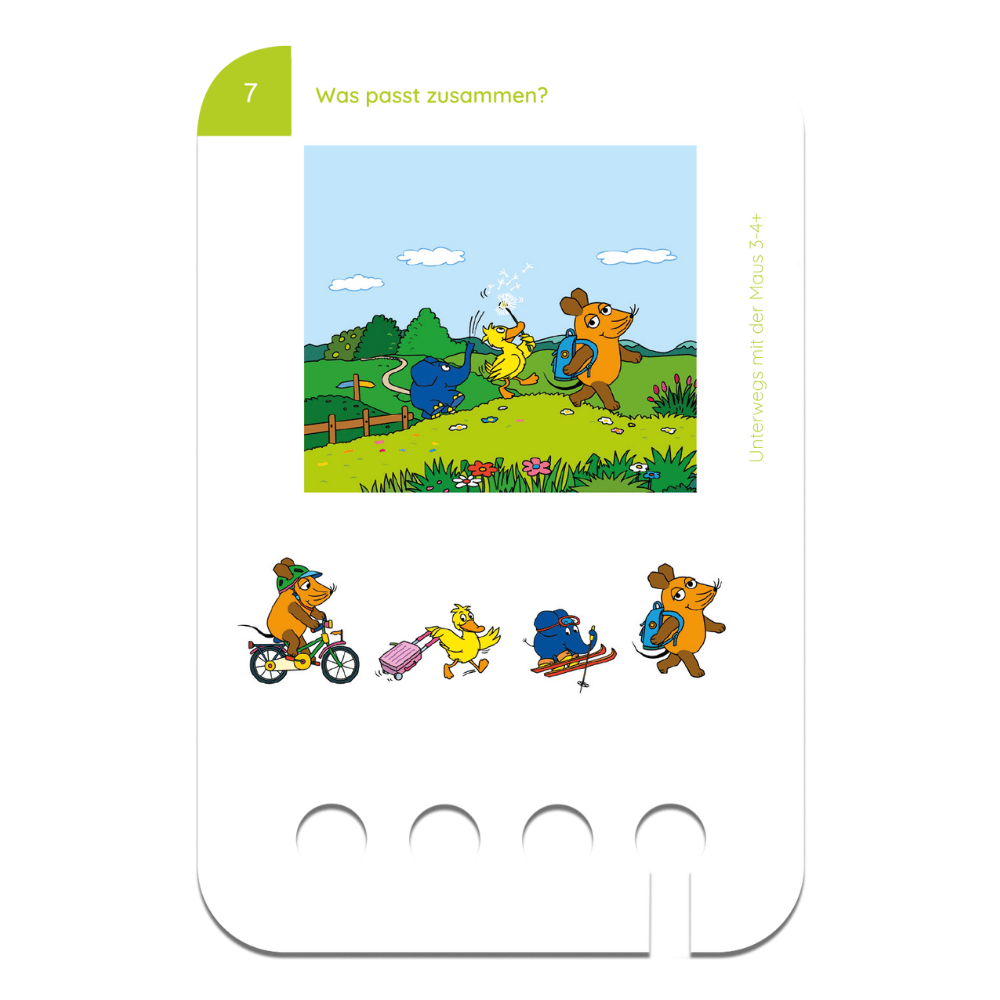 Kölner Lernspielverlag - Unterwegs mit der Maus 3 - 4+ - Little Baby Pocket