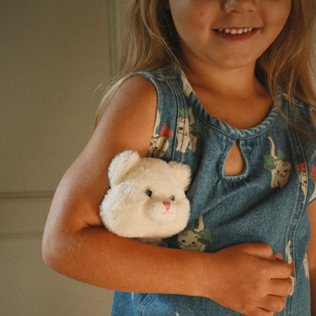 Konges Sløjd Flip Teddy – Wendeplüschtier Katze & Hund - Little Baby Pocket