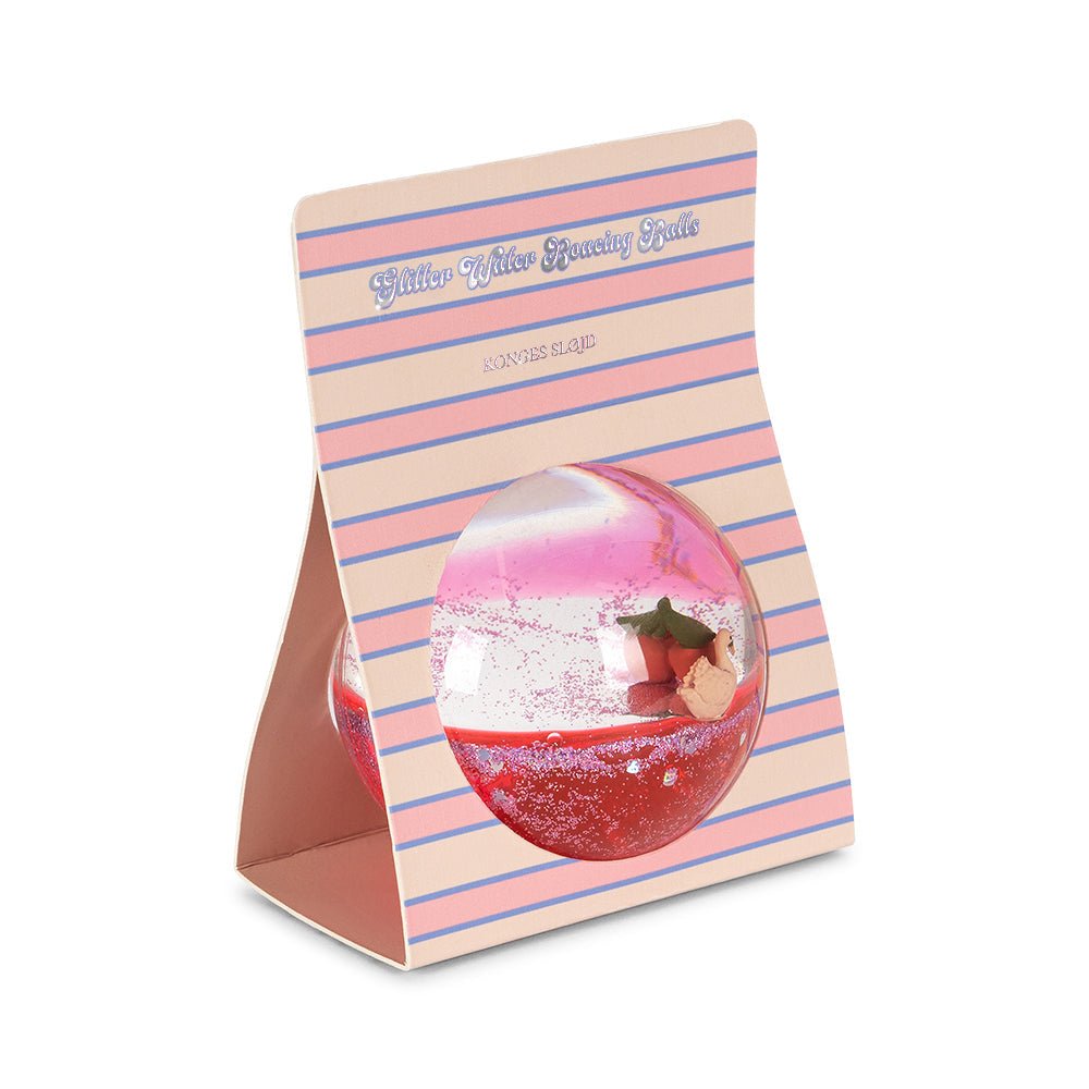 Konges Sløjd Glitter Wasserball Cherry für Babys - Little Baby Pocket