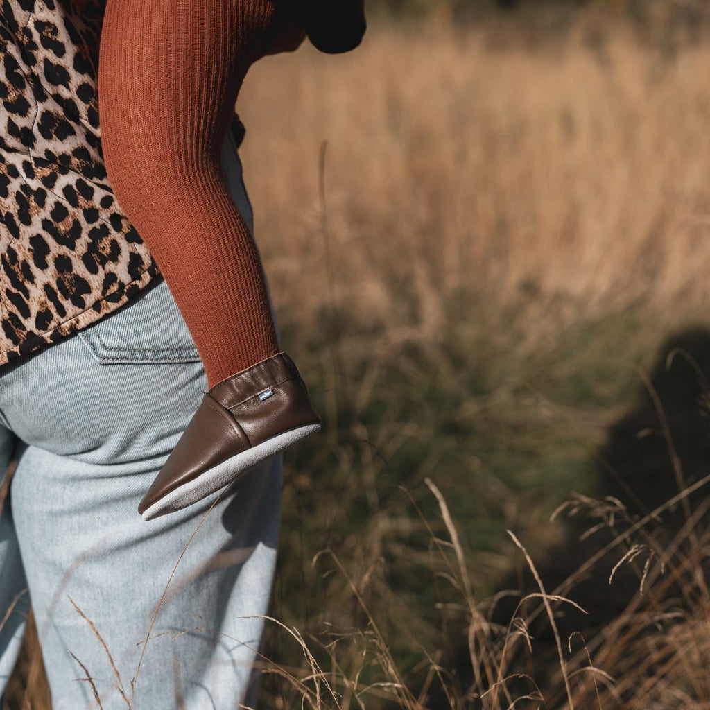 Krabbelschuhe aus Leder - Little Baby Pocket