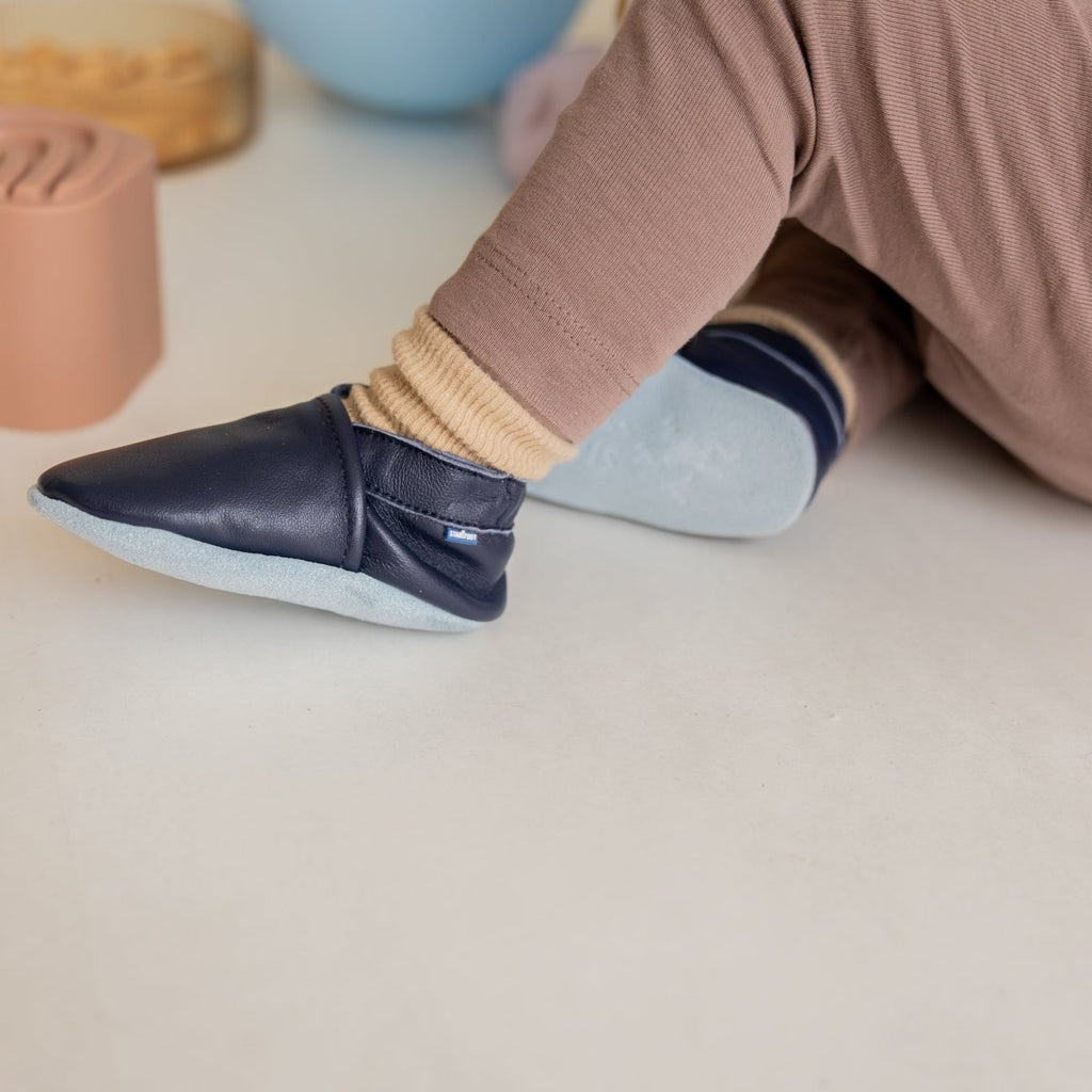 Krabbelschuhe aus Leder - Little Baby Pocket