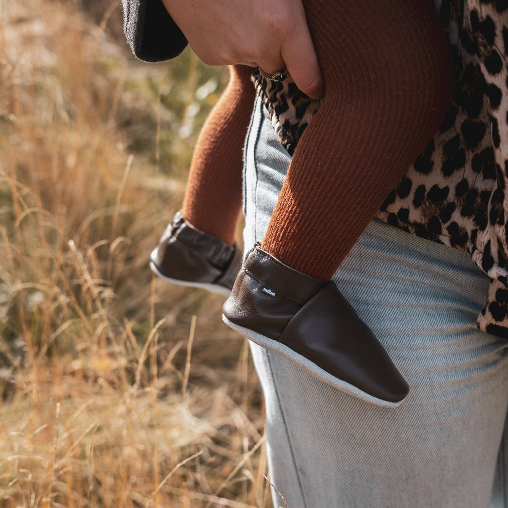 Krabbelschuhe aus Leder - Little Baby Pocket