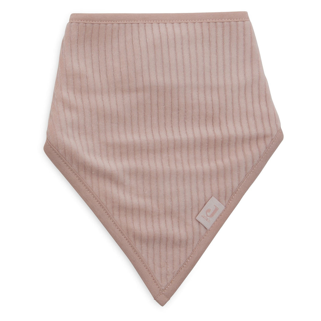 Lätzchen Halstuch "Bandana Velvet Rib - Wild Rose/Ivory - 2 Stück" - Little Baby Pocket