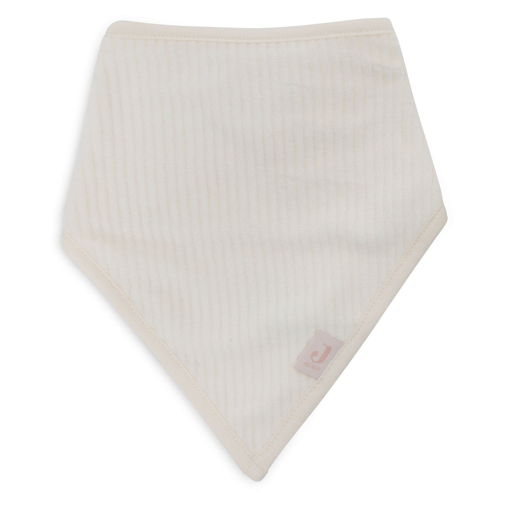 Lätzchen Halstuch "Bandana Velvet Rib - Wild Rose/Ivory - 2 Stück" - Little Baby Pocket