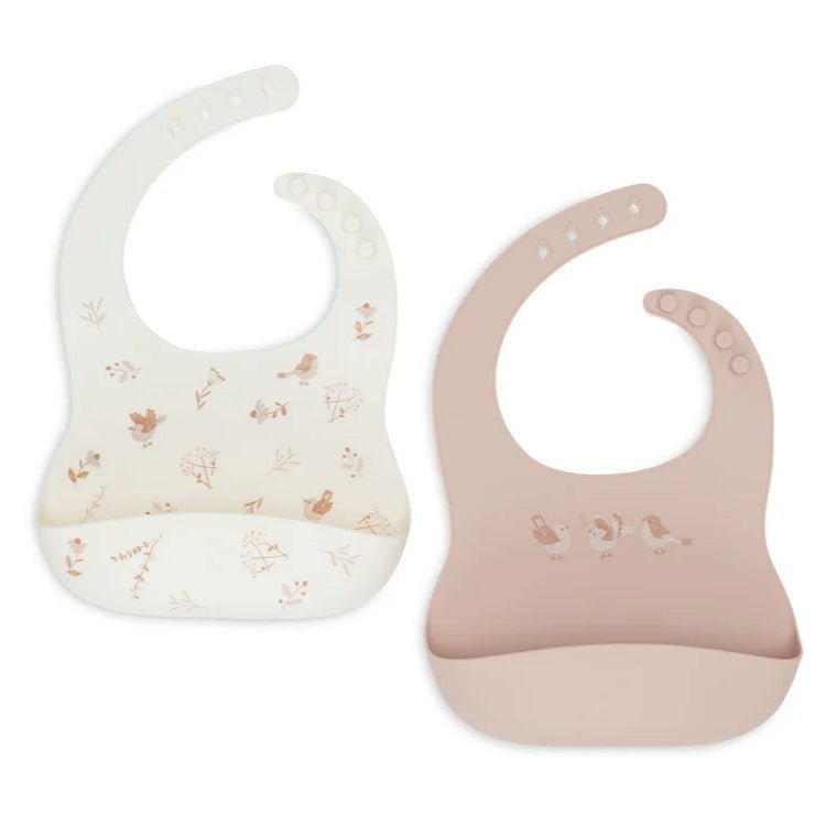 Lätzchen "Lovely Birds" 2 Stück - Little Baby Pocket