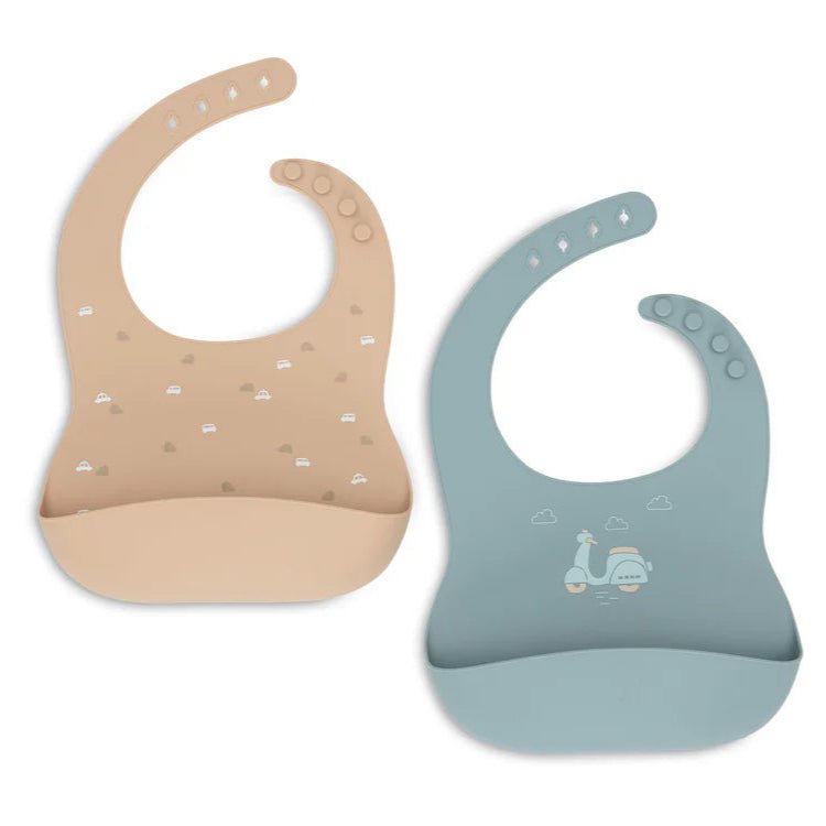 Lätzchen "On the go" 2 Stück - Little Baby Pocket