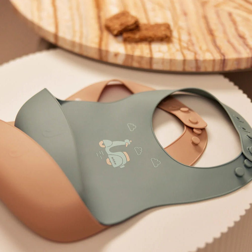 Lätzchen "On the go" 2 Stück - Little Baby Pocket