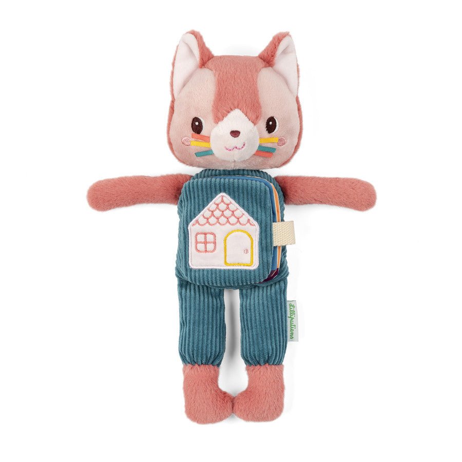 Leuchtendes Katze Jeanne Kuscheltier mit Stoffbuch - Little Baby Pocket