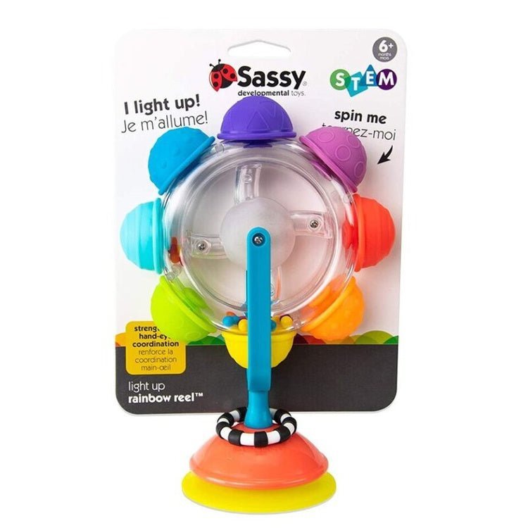 Sassy - Leuchtrad Sinnesspielzeug, Regenbogen