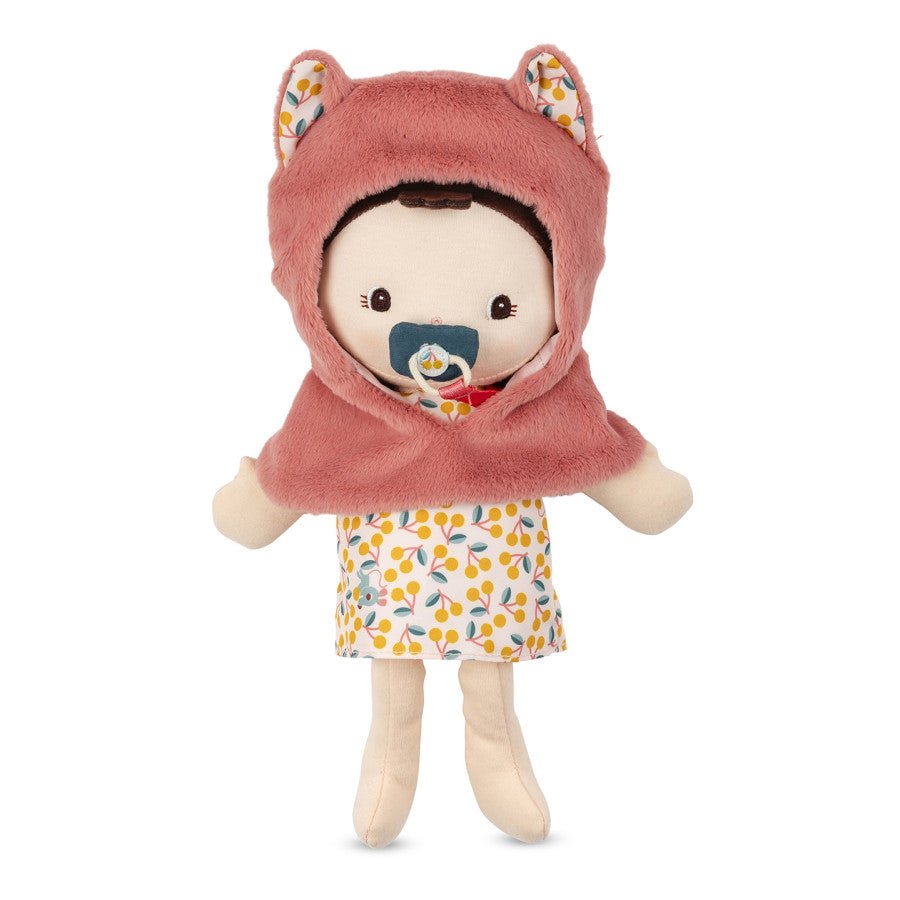Lilliputiens Jeanne Stoffpuppe mit Babytrage – ab 18 Monaten - Little Baby Pocket