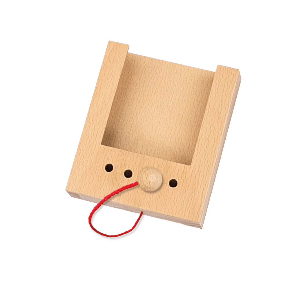 Lochkasten Grundgerät aus Holz – Lernspiel für Kinder - Little Baby Pocket