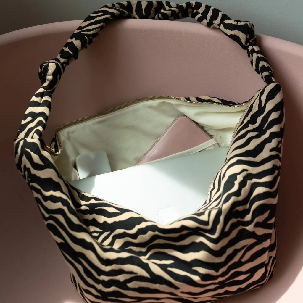 Lukkily - Lukkily Bag Zebra creme/black