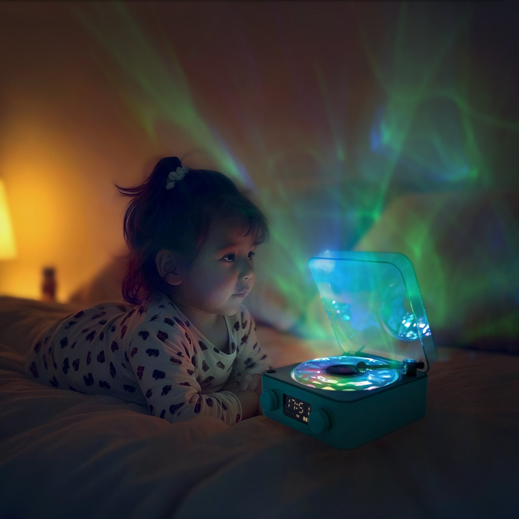Little L - MAGIC WAVE Retro - Lautsprecher mit Naturklängen & Licht