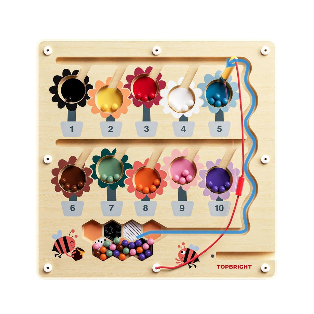 Magnetisches Labyrinthspiel aus Holz – Dino, Einhorn, Biene - Little Baby Pocket