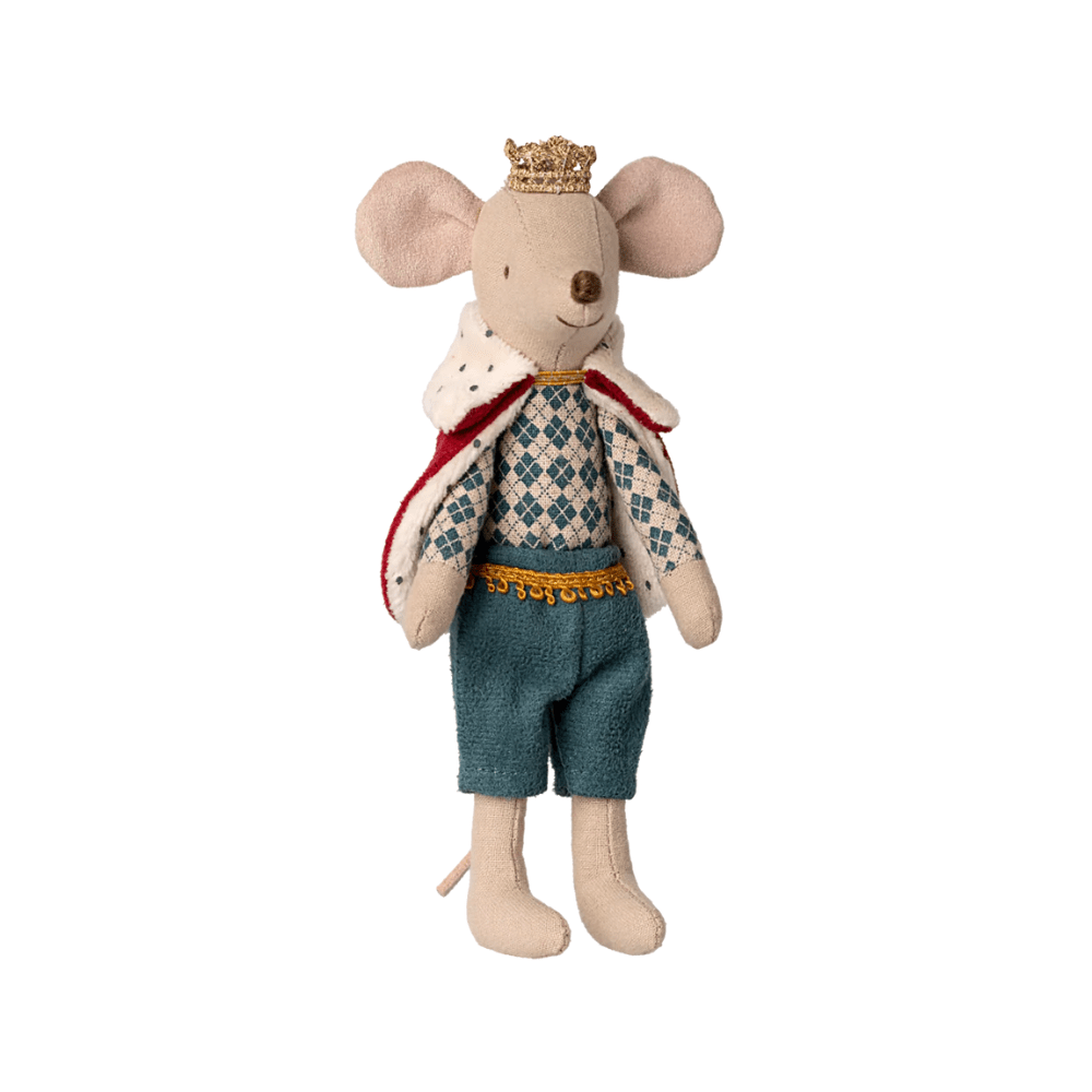 Maileg Königsmaus Papa – Königliche Stoffmaus mit Krone - Little Baby Pocket