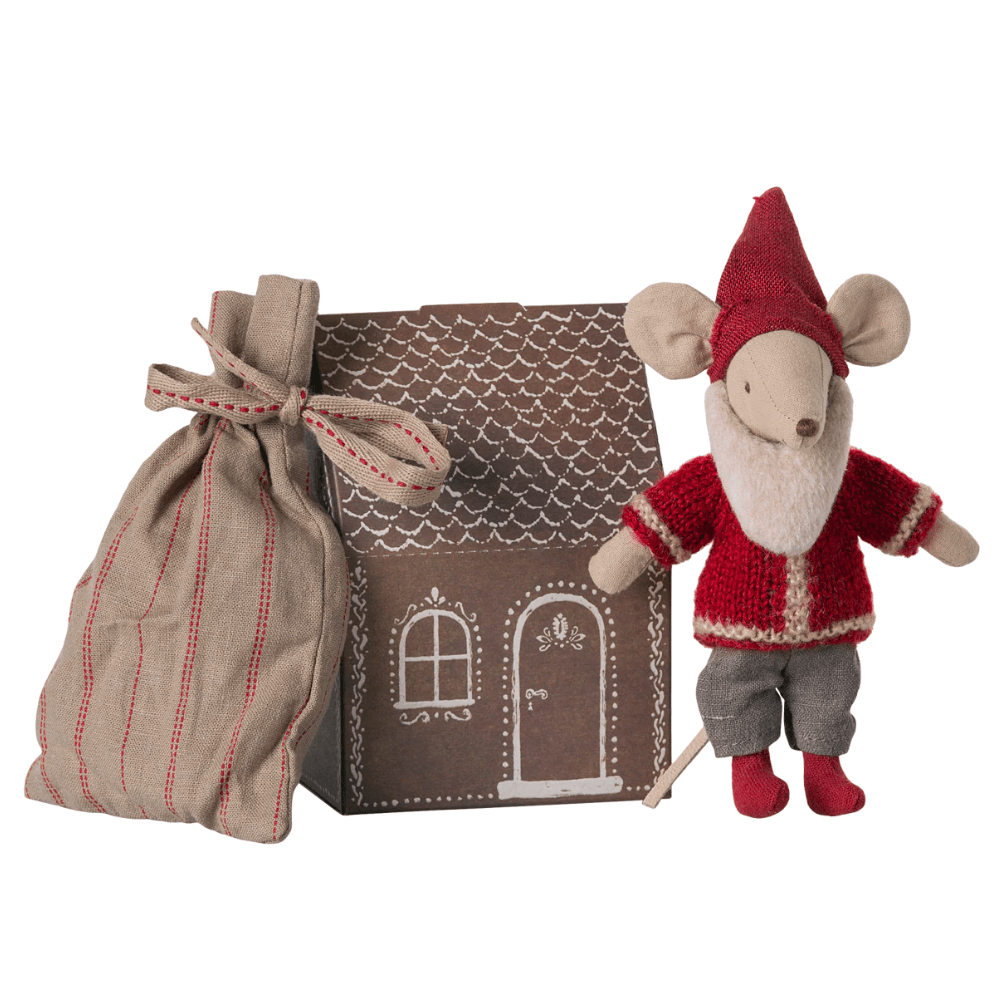 maileg Weihnachtsmann Maus - Little Baby Pocket